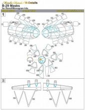 1/48 Boeing B-29 Superfortress masks