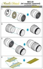1/48 Mikoyan MiG-29 Jet nozzles