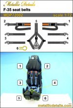 1/72 F-35. Seat belts