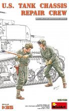 1/35 US Tank Chassis Repair Crew, 2 figure & tools