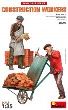 1/35 Construction Workers with Accessories 2 figure