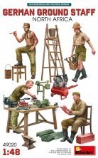 1/48 German Ground Staff with Accessories North Africa