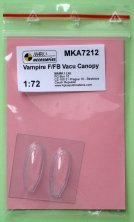 1/72 De Havilland Vampire FB.5 vacu canopy