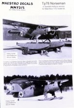 1/72 Decals Tp78 Norseman in Swedish AF