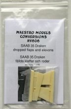 1/48 SAAB 35 Draken  dropped flaps and elevons