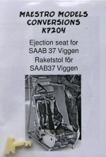 1/72 Ejection seat for SAAB 37 Viggen