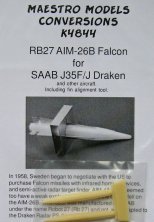 1/48 RB27 AIM-26B Falcon (2x) incl. fin alignment tool