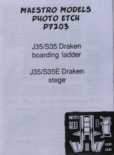 1/72 J35/S35 Draken  boarding ladder (PE set)