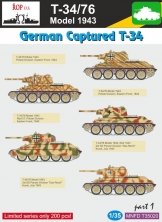 1/35 Russian T-34/76 Model 1943  German Captured T-34 Part 1