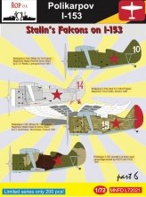 1/72 Polikarpov I-153  Stalin Falcons on I-153 Part 6