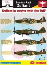 1/72 Boulton-Paul Defiant in service with the RAF Part 2