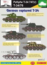 1/72 Russian T-34/76 Pz.Kpwf T-34 German captured T-34 Part 2