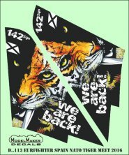 1/48 Spanish Typhoon NATO Tiger Meet 2016