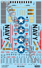 1/32 Grumman F-14A Tomcat HI/VIZ Data Stencils