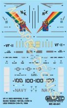1/48 Grumman F-14D Tomcat VF-11 RED RIPPERS