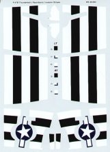 Microscale 1/48 P-47D Thunderbolt Razorback Strisce D-Day