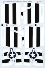 Microscale 1/48 P-47D Thunderbolt Bubbletop Strisce D-Day