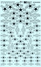 1/48 USAF Assorted Stencil Insignia 15" , 18" , 20" , 25" ,