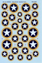 1/72  U.S. Insignia-Yellow Border/Operation Torch