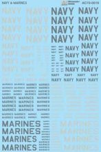 Microscale Decals 1/72 U.S. Navy & U.S. Marines Words