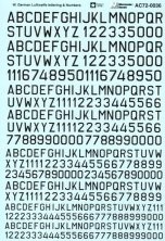 1/72 West German Luftwaffe lettering & numbers