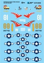 1/72 Martin B-26 Marauder Nose Art Cindy and B-26C Miss Arkansas