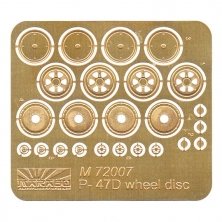 1/72 Republic P-47D Thunderbolt wheel discs (for Academy)