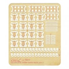 1/72 British bomb racks part 2--PE set for british aircraft