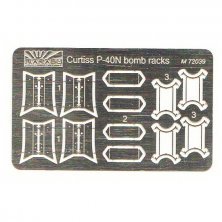 1/72 Curtiss P-40N Warhawk bomb racks PE set