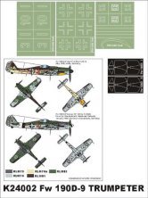 Montex Masques Focke-Wulf Fw-190D-9 1/24 Trumpeter