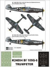 Montex Masques Bf-109G-6 1/24 pour Hasegawa