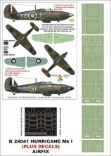 Montex Masques Hawker Hurricane Mk.I BoB 1/24 Airfix