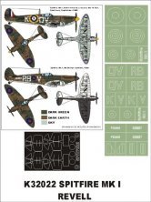 Montex Masques Spitfire Mk.I 1/32 Hasegawa Revell