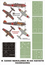 Montex Masques Nakajima Ki-84 Hayate 1/32 Hasegawa