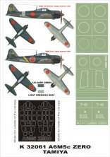 Montex Masques Cockpit 1/32 Mitsubishi A6M5 Zero Type 52 Tamiya