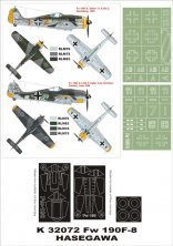 Montex Masques Focke-Wulf Fw-190F-8 1/32 Hasegawa