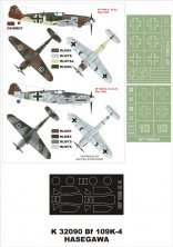 Montex Masques Bf-109K-4 1/32 pour Hasegawa