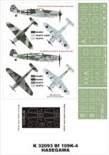 Montex Masques Peinture Bf-109K-4 1/32 Verri�re & Marquages