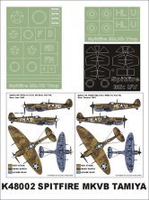 Montex Masques Spitfire Mk.VB Trop 1/48 pour Tamiya