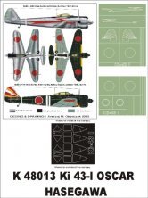 Montex Masques Nakajima Ki-43-I Oscar 1/48 Hasegawa