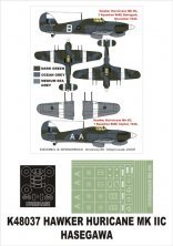 Montex Masques Hawker Hurricane Mk.IIC 1/48 Hasegawa