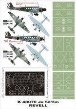 Montex Masques Junkers Ju-52/3M 1/48 Revell