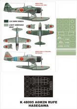 Montex 1/48 Nakajima A6M2-N Rufe Masques Canopy
