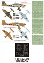 Montex 1/48 Ju-87B-2 Stuka masques canop�e et marquages