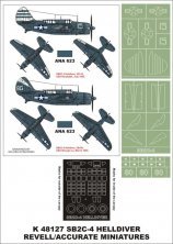 Montex Masques Curtiss SB2C-4 Helldiver 1/48 Revell