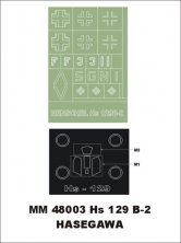 Montex Masks Hs-129B-2 1/48 Hasegawa Cockpit