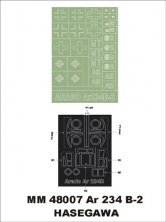 Montex Ar-234B-2 Paint Masks 1/48 Canopy Frame