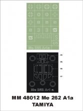 Montex Masks Me-262A-1a 1/48 Tamiya Canopy