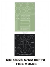 Montex 1/48 Masks Mitsubishi A7M2 Reppu Fine Molds