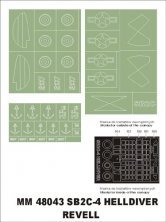 Montex 1/48 Curtiss SB2C Helldiver Masks Revell